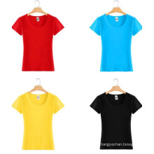 Top Quality Cheap Fitted Fashion Cotton Girl Tee T Shirt